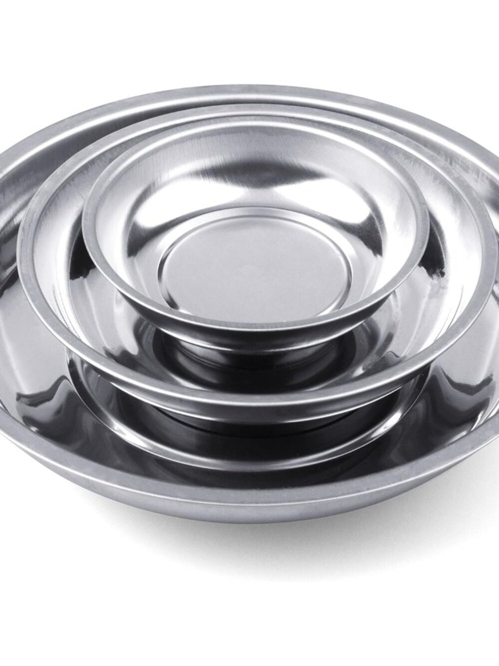 Magnetic Tray | 3-Piece | Round Magnetic Parts Tray | 3 Inch 4 Inch 6 Inch Magne